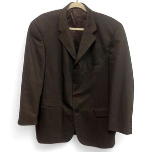 Vintage Vito Rufolo 100% wool Italian 4 button sport coat size 44R
